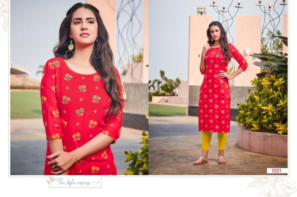 Baanvi Aisha 1-Rayon-With-Handwork-Kurti